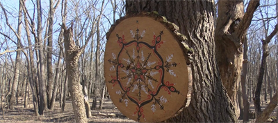 image Snowflake scavenger hunt with Champaign County Forest Preserve District