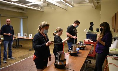 image Candlemaking at the Museum of the Grand Prairie