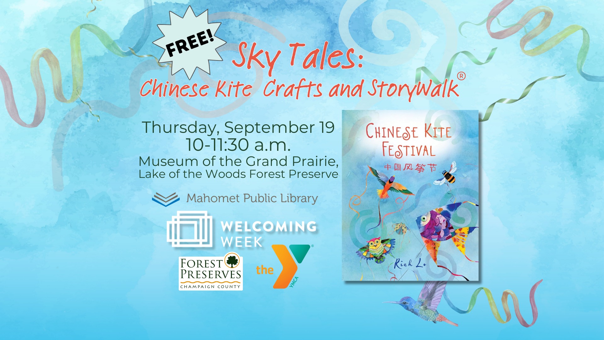 Sky Tales: Chinese Kite Crafts and StoryWalk