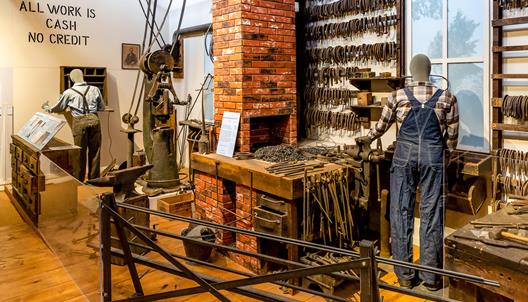 Blacksmithing Exhibition Display