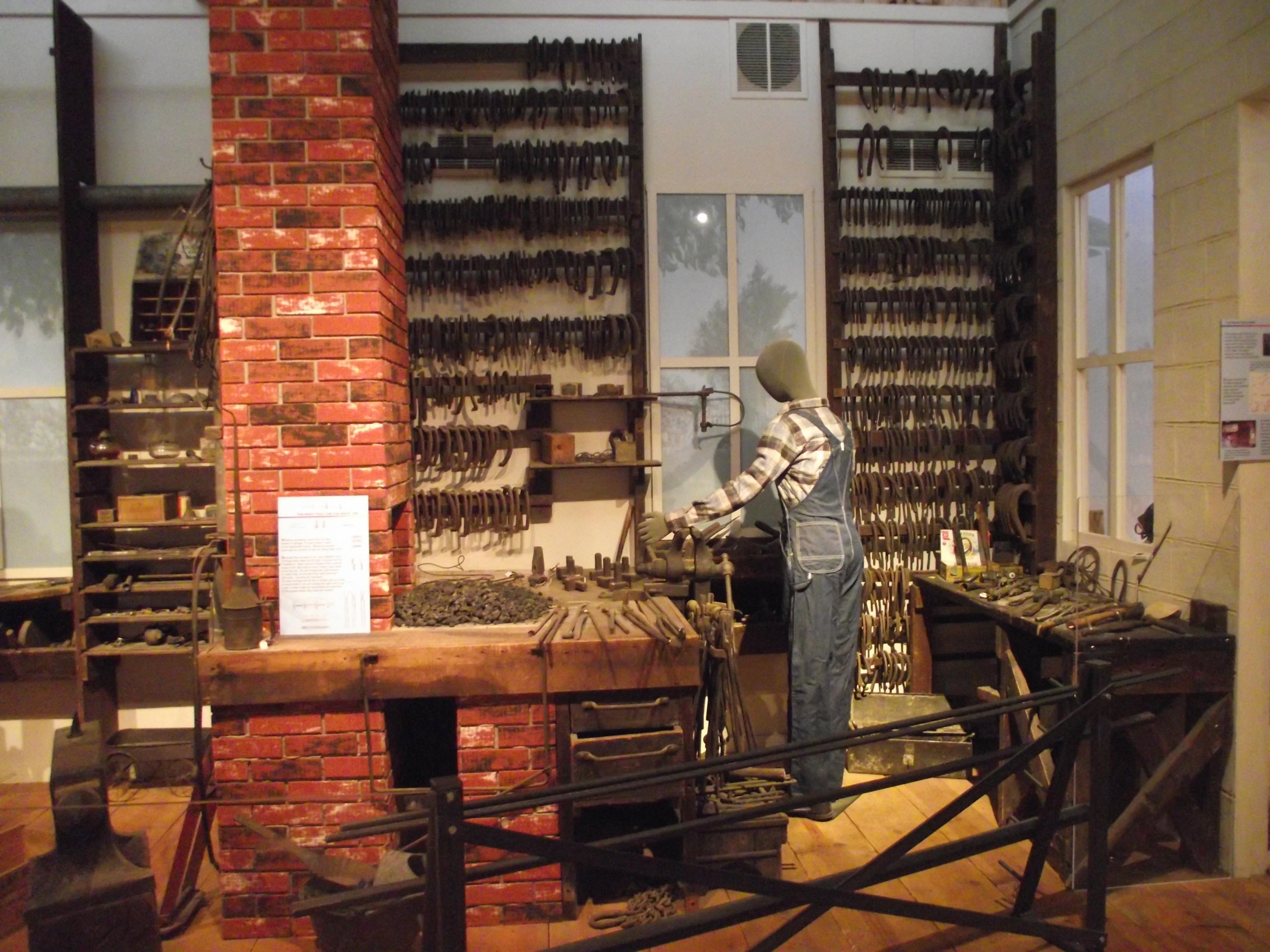 Blacksmithing Exhibit